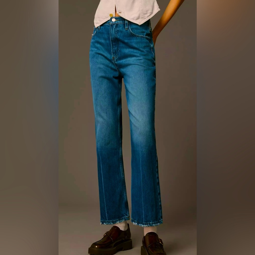 Frame Denim Le High 'N' Tight Crop Mini Bootcut Jeans size 26 high rise
